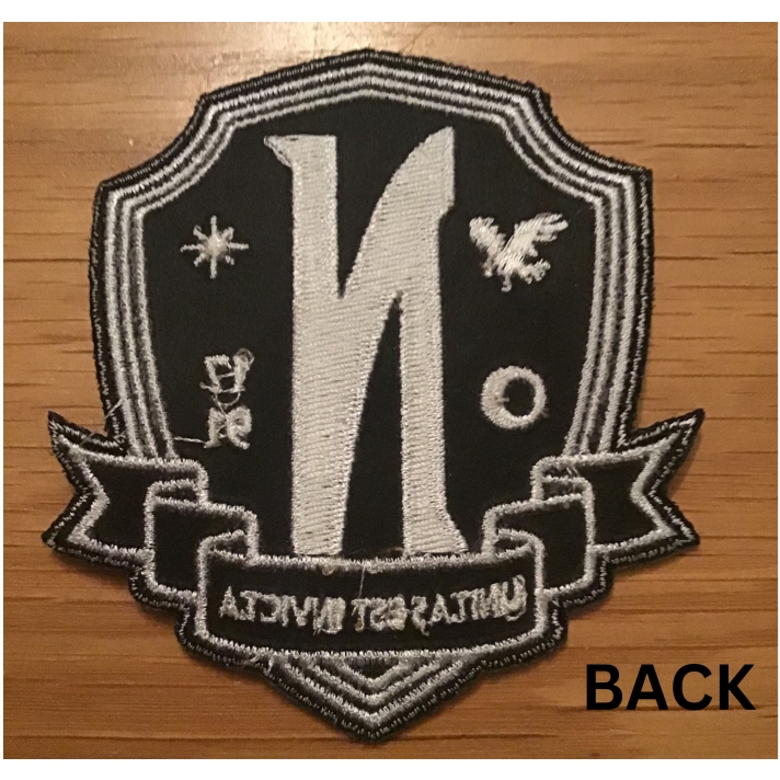 Wednesday Nevermore Academy Costume Patch