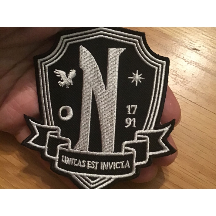 Wednesday Nevermore Academy Costume Patch