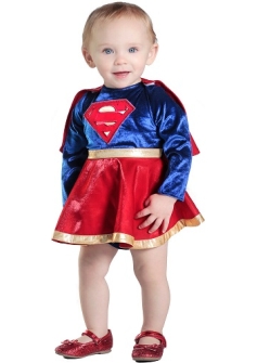 Newborn Supergirl Costume Front 1