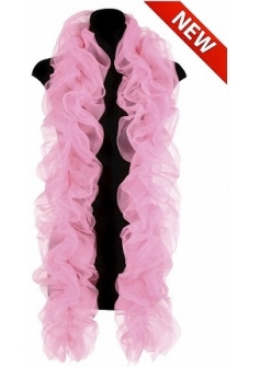Organza Boa Pink