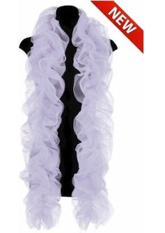 Organza Boa White Thetru