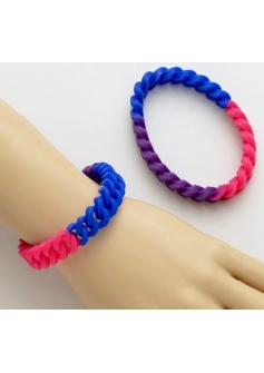 PFS Bisexual Silicone Bracelet GZR-605
