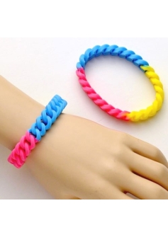 PFS Pansexual Silicone Bracelet GZR-604