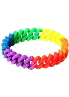 PFS Rainbow Silicone Bracelet GER602