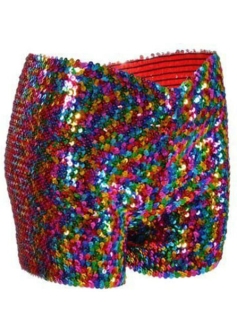 PSW Sequin Shorts Multicoloured