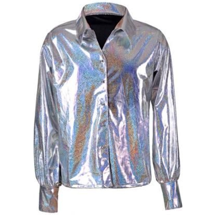 Silver Metallic Shirt