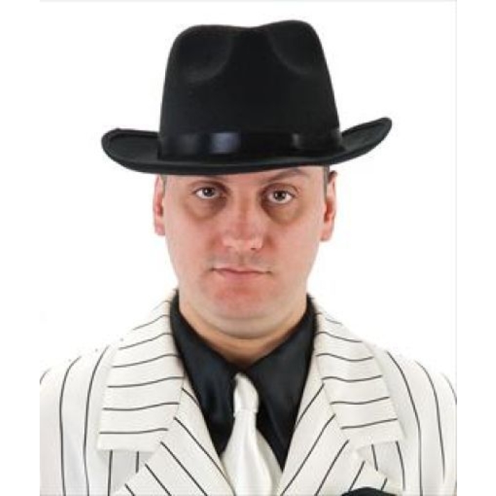 Trilby Fedora Hat Black