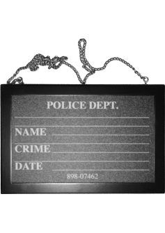 Palmers mugshot police board 4417B