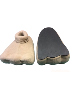 Brown Rabbit Mascot Feet