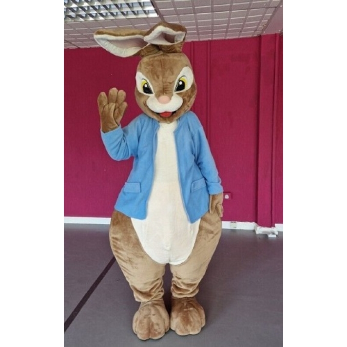 Professional Brown Rabbit Mascot Costume