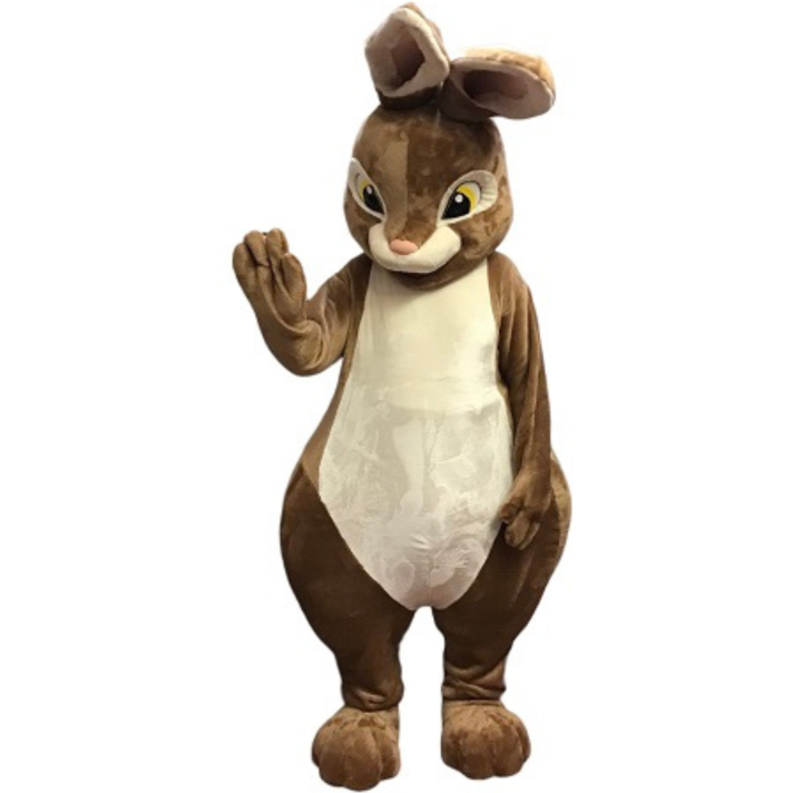 Professional Brown Rabbit Mascot Costume