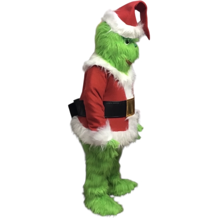 Professional Santa Grinch Mascot Costume