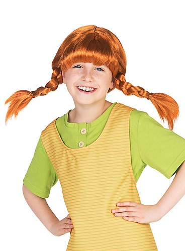 Pippi Longstocking Girls Wig