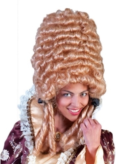 Pompadour Wig Dark Blonde Deluxe Espa