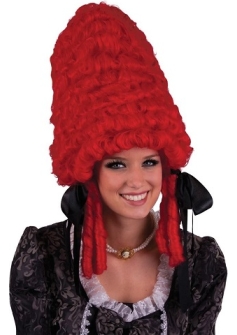 Pompadour Wig Red Standard Espa