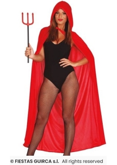 Red Velvet Cloak Hood FG 18634