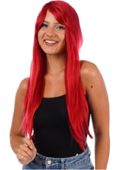 Red Wig Long