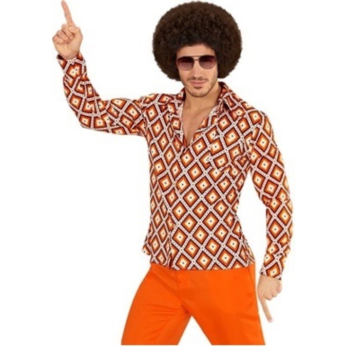 70s Groovy Style Rhombus Shirt