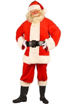 Santa Suit Traditional Non Velvet