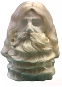 Santa Wig And Beard Set Lux
