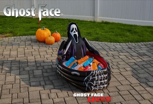 Ghost Face Inflatable Coffin Cooler
