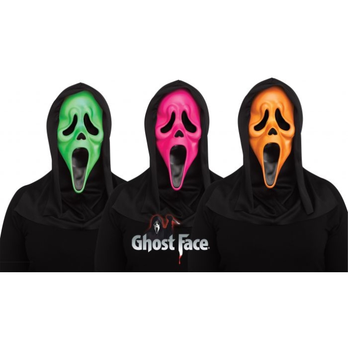 Scream Ghost Face Fluorescent Green Mask