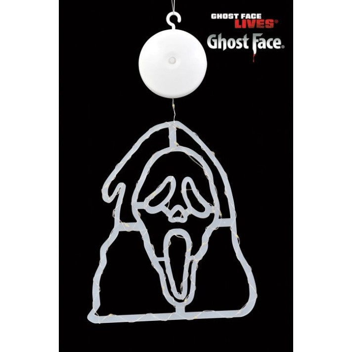 Scream Ghost Face Window Light