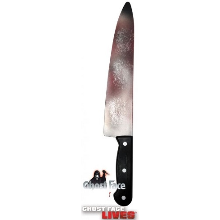 Scream Ghost Face Bloody Kitchen Knife