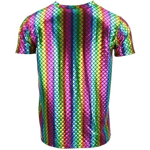 Rainbow Fish Scale Men’s Shirt
