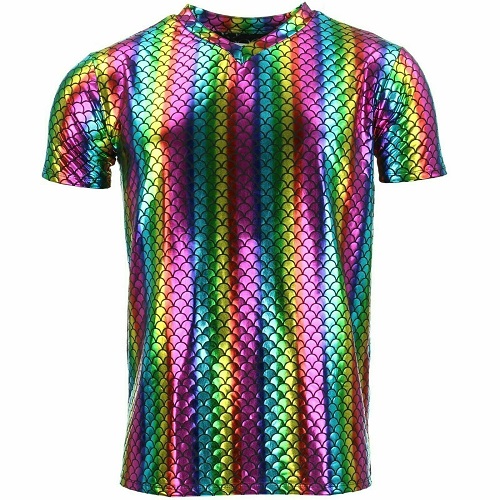 Rainbow Fish Scale Men’s Shirt