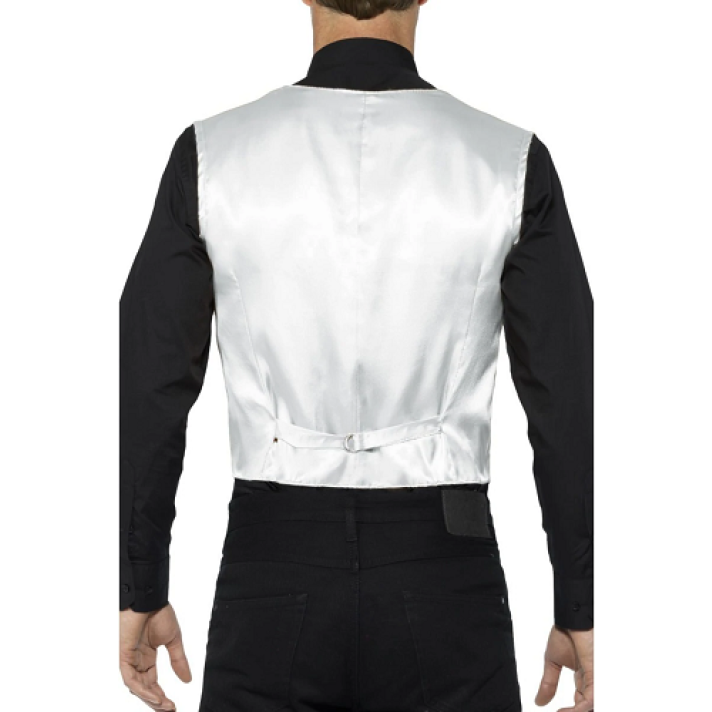 Silver Sequin Waistcoat