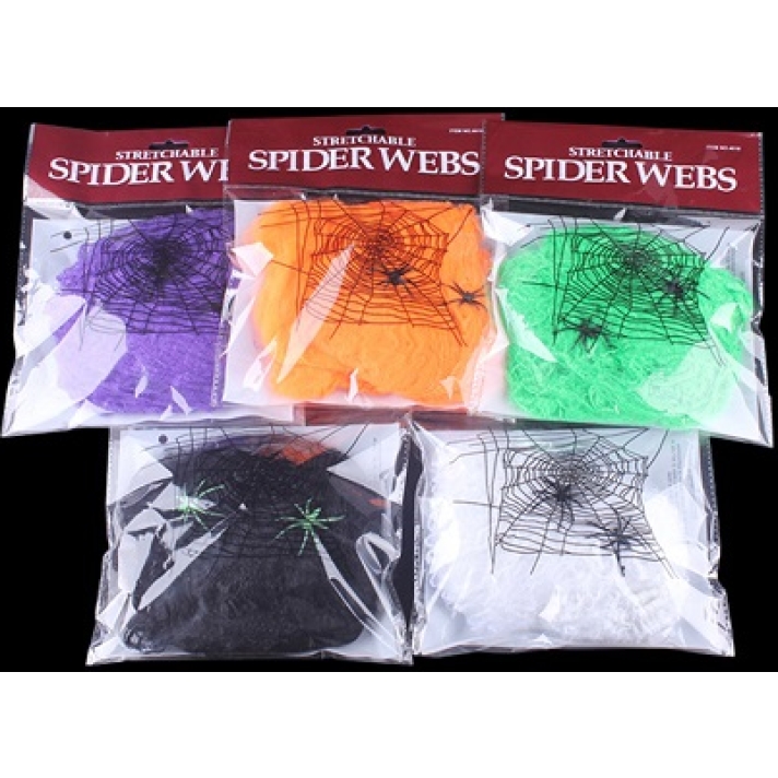 Orange Spider Web