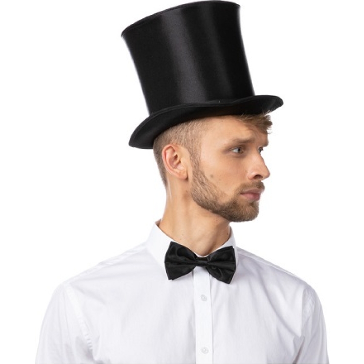 Black Bell Top Hat