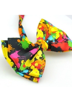 Stylex Party Paint Splash Bow tie
