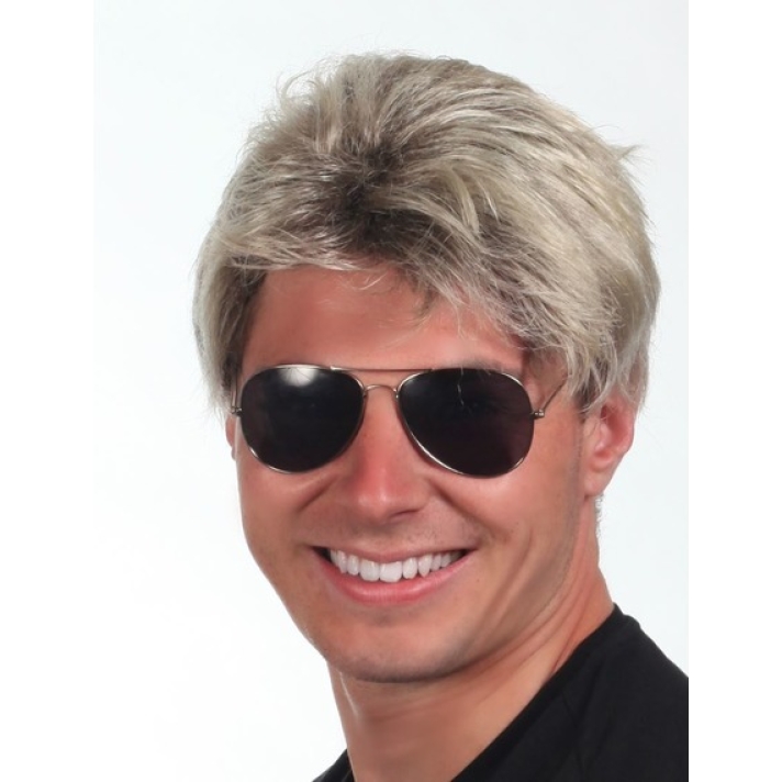 80s Street Highlighted Wig