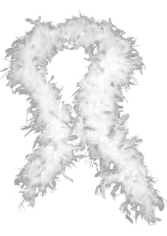 Stylex party boa white ST4940