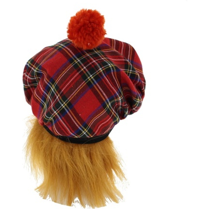 Tartan Tam O Shanter Scottish Hat With Ginger Hair