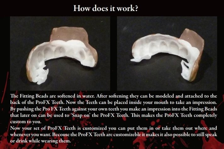 Moonstruck Effects Fenrir Werewolf ProFX Upper Teeth
