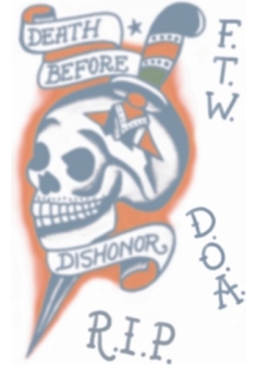 Tinsley Vintage DBD Skull 499x762