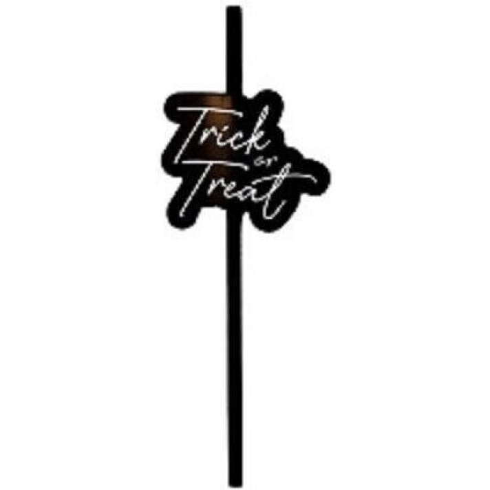 Trick Or Treat Paper Straws