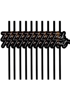 Trick Or Treat Straws