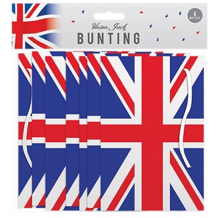 Union Jack Plastic Flag Bunting