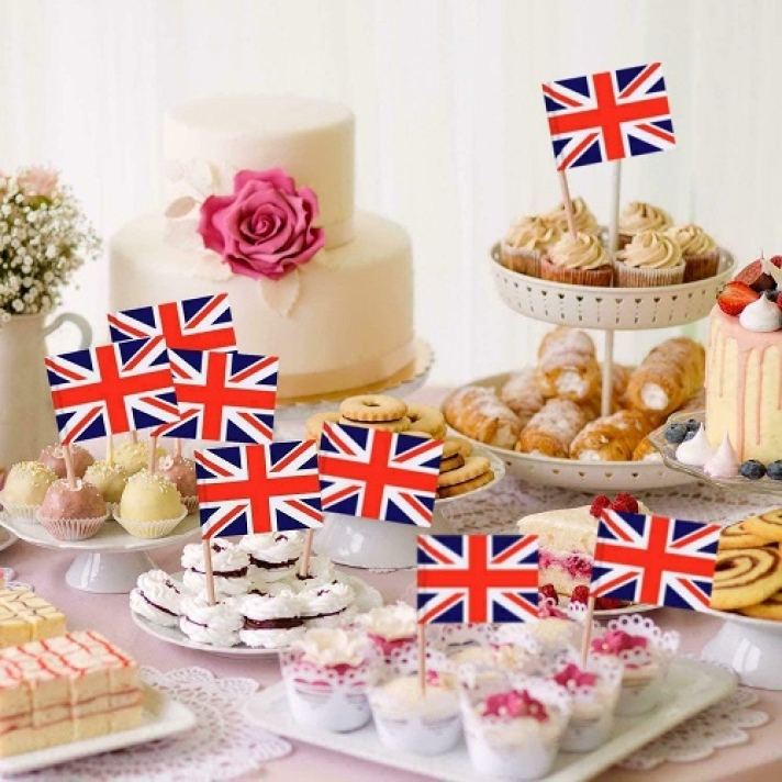 Union Jack Food Picks