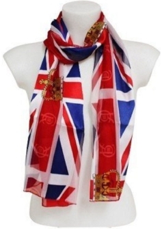 Union Jack Scarf Crown Etsy