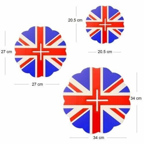 Union Jack 3 Tier Cupcake Stand