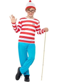 Where's Wally Boys Costume