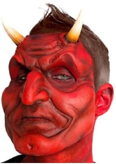 Woochie Devil Prosthetic Painted