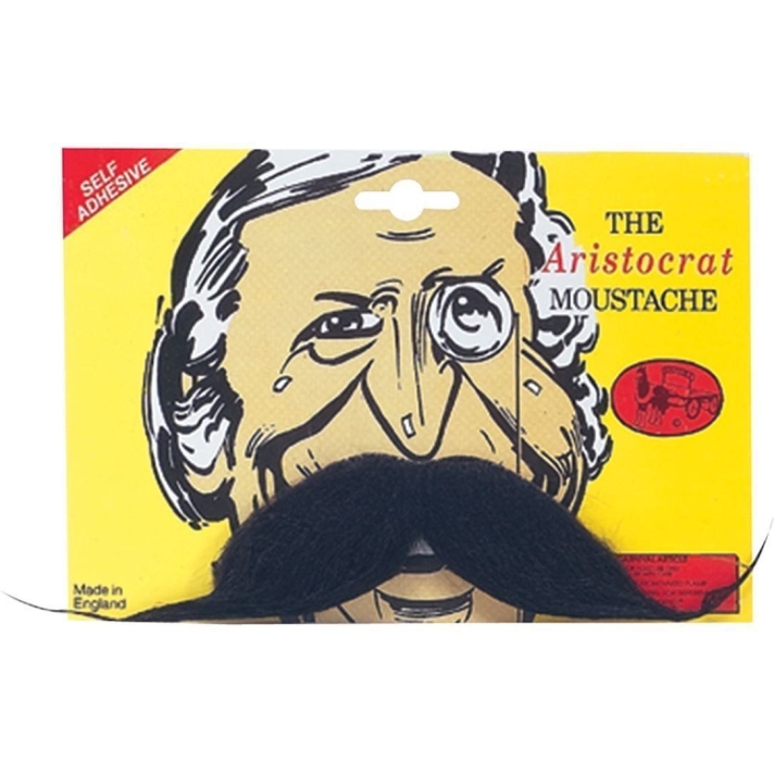 Aristocrat Moustache Black