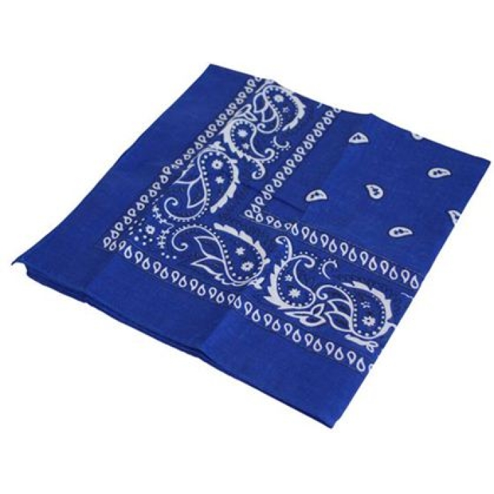 Cowboy Bandana Neck Scarf Blue