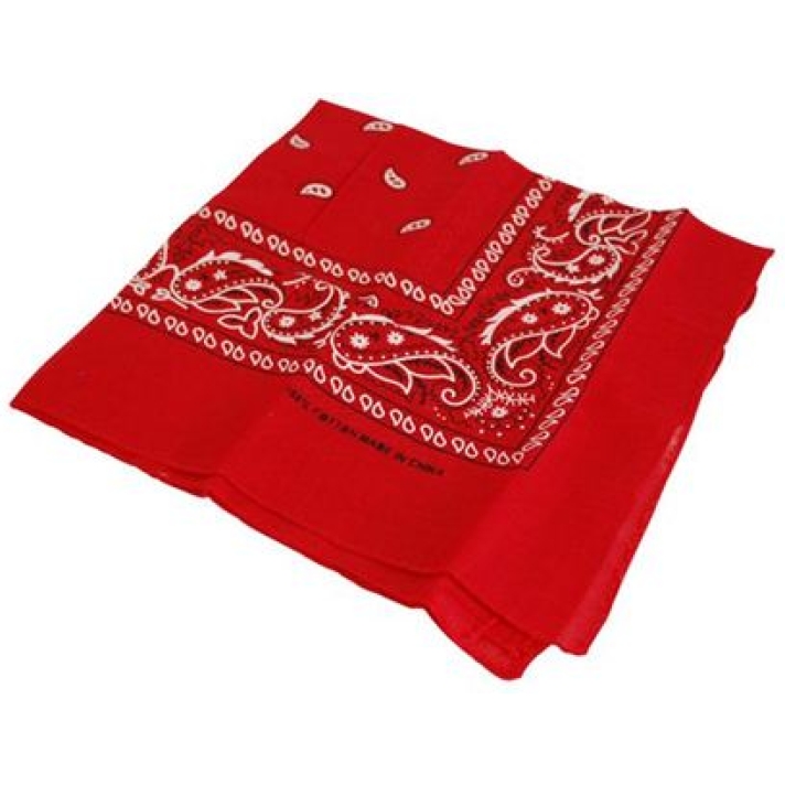 Cowboy Bandana Neck Scarf Red